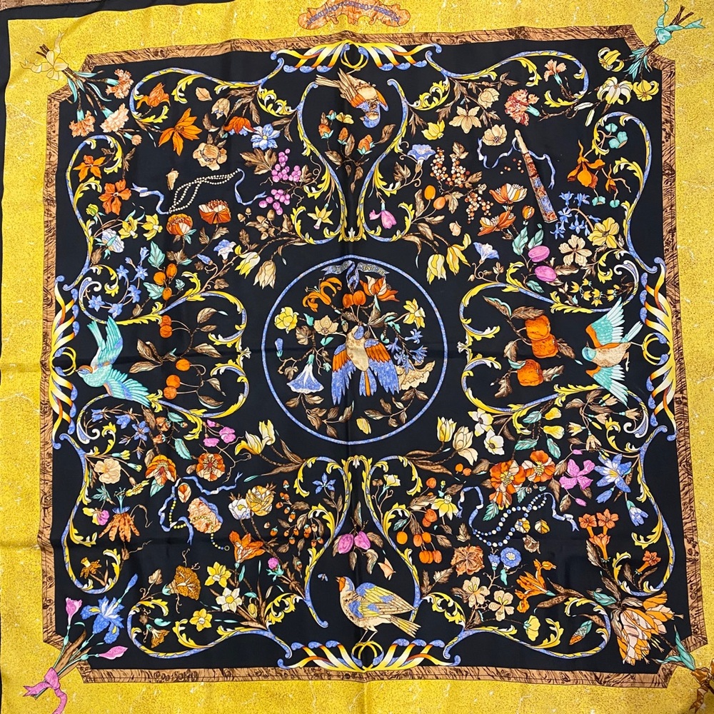 Vintage Hermes silk scarf